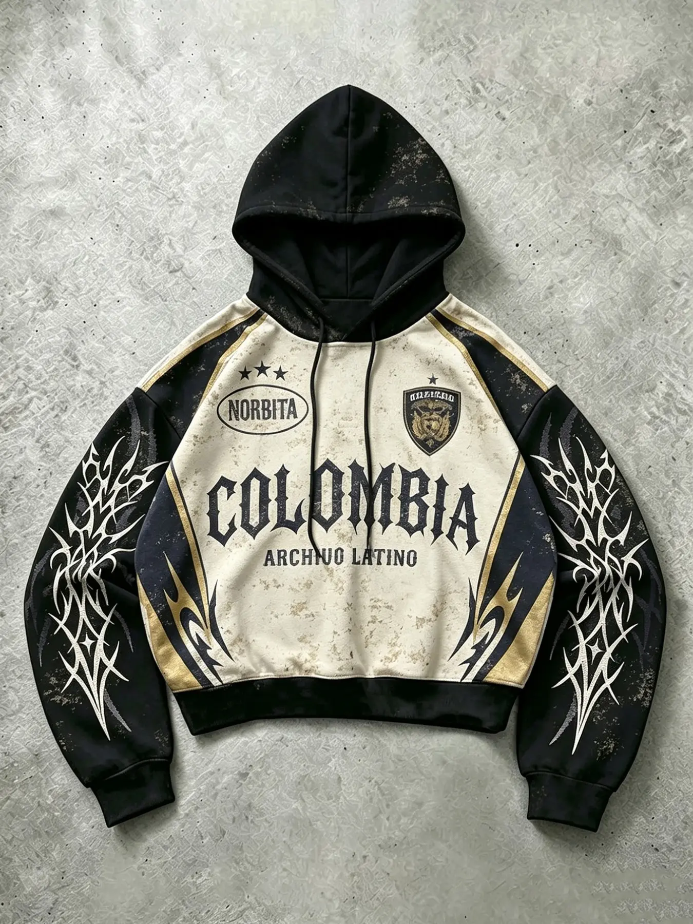 Autumn and winter retro Columbia 67 racing zip-up hoodie | Tribal flame print street-style loose sweatshirt | Gothic hip-hop popular unisex autumn jacket #Hoodie #BoldMotorcyclePatternSweatshirt #GothStreetStyleJacket