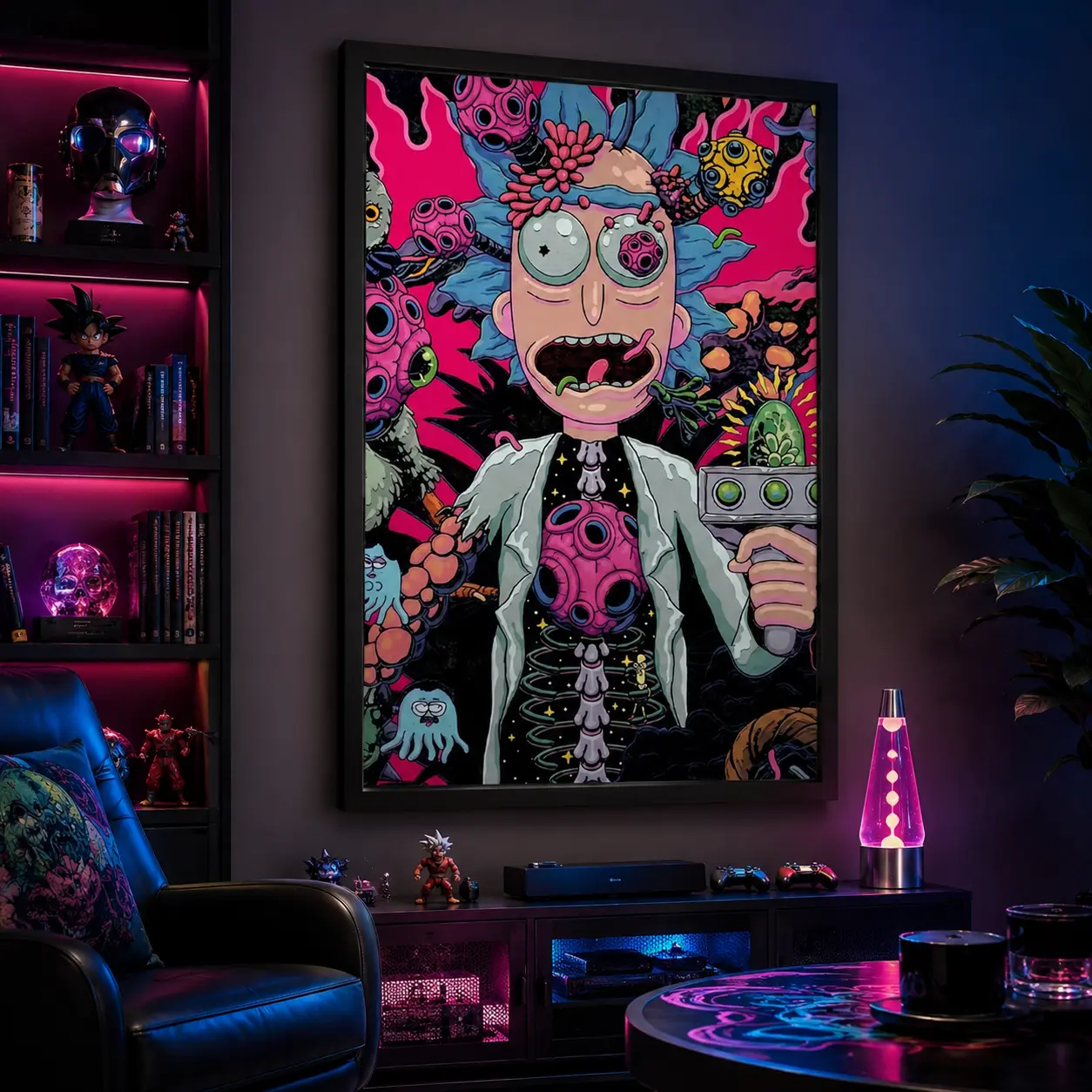 Rick and Morty Poster, Rick Sanchez Wall Art, Rolled Print, TV Series Poster Gif 2024, Adult Animation Wall Art, Cartoon Wall Decor, Sci Fi Room Decor, TV Show Poster, Room Decor Wall Art Poster, Canvas Prints, Canvas Wall Art, Cartoon Gift, Sci Fi Decor