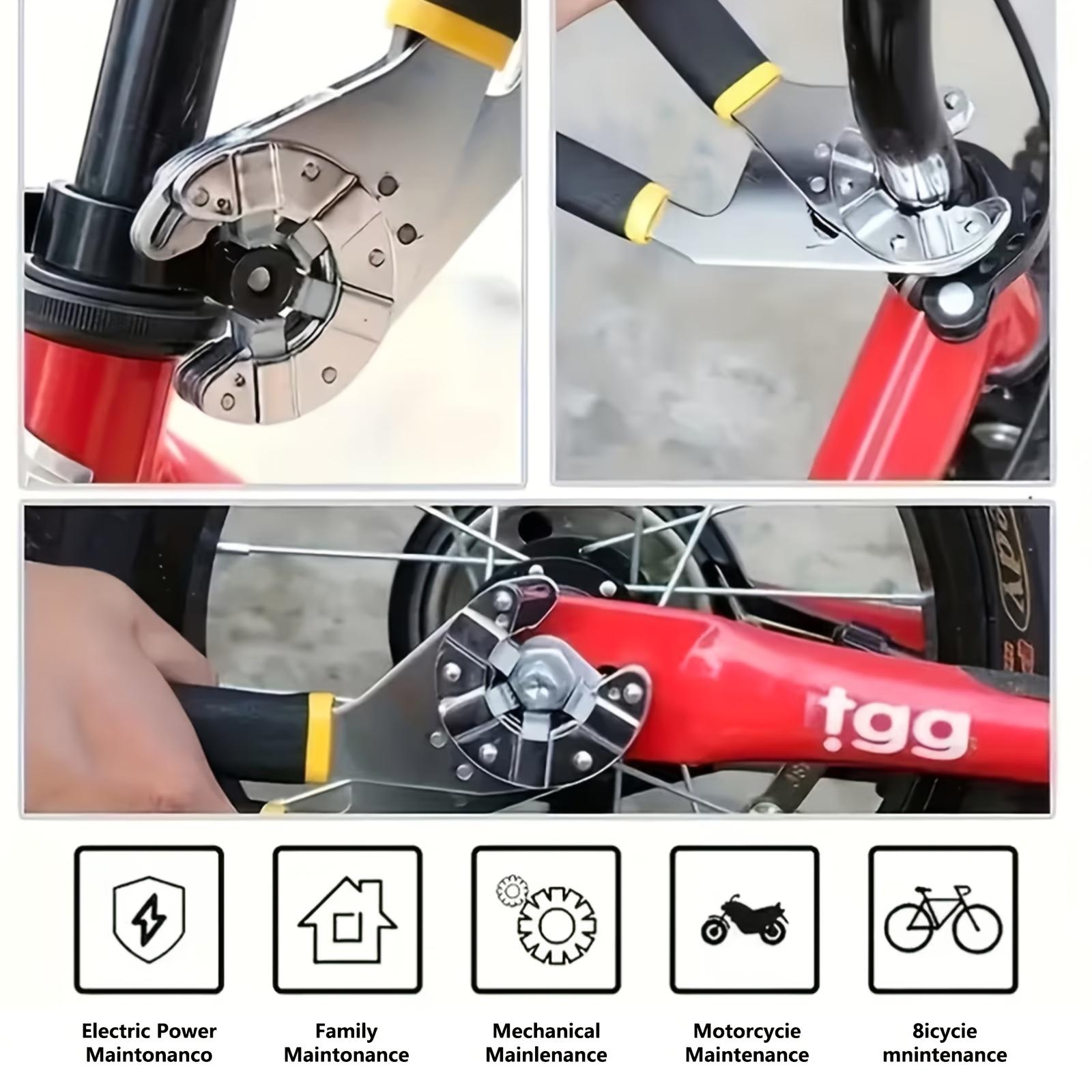 Adjustable Torque Hex Wrench with Gloves – Multi-Purpose Open-End Tool for Electrical, Mechanical, and Bike Repairs, Ergonomic Non-Slip Handle, Single-Piece Solution for DIY, Home Workshop, Garage, and Professional Use, Durable and Easy to Use