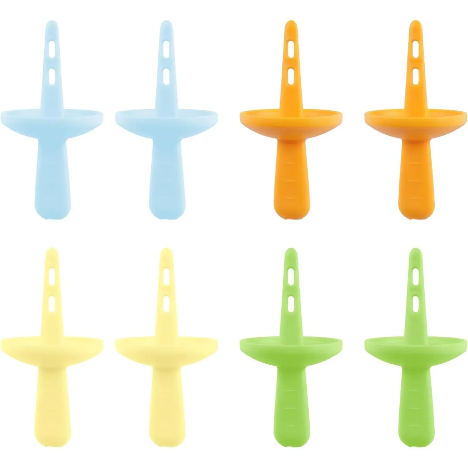 Popsicle Sticks(8pcs) – Compatible with  6/8-Cavity  Popsicle Molds,   Grade Plastic Ice Pop Sticks