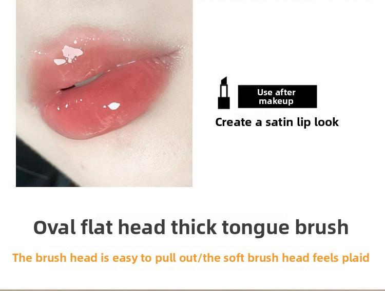 Crystal Jelly Lip Oil – High-Shine, Non-Sticky, Hydrating, Reduces Lip Lines, Moisturizing Gloss for Smooth & Plump Lips, by Gegebear