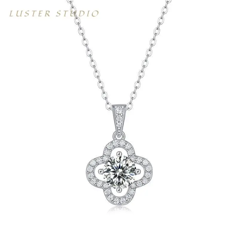 Luster Studio Dainty S925 Sterling Silver Mozambique Ruby Solitaire Necklace | Hypoallergenic Red Gemstone Pendant Jewelry | Elegant Daily Wear Gift for Her, Casual, Female, Mozambique Stone