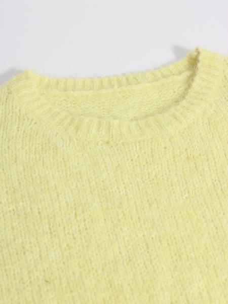 Women's Casual Loose Knit Pullover Sweater, Simple Fashion Daily Wear, Comfortable for Everyday Activities