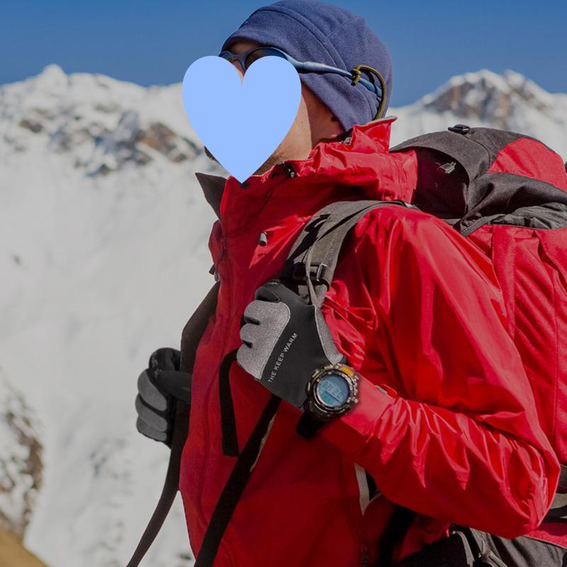 Winter Thermal Gloves / With Earmuff & Hat, Men & Women Touch Screen Water Resistant Windproof Anti Slip Heated Glove, Hands Warm For Hiking Driving Running Bike Cycling cycling  glove outdoor winter gloves for men