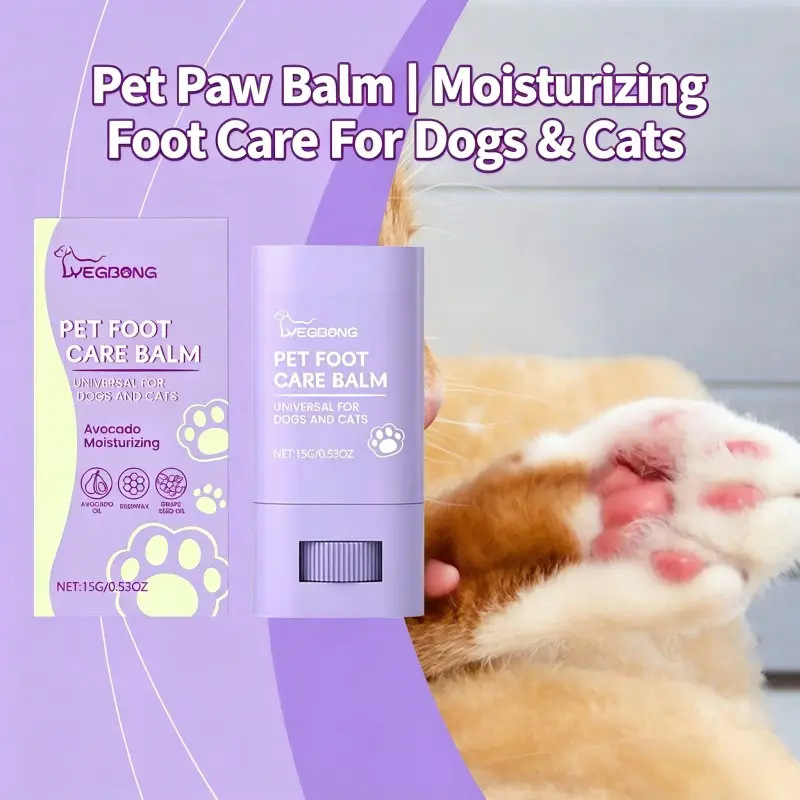 Yegbong Pet Paw Care Balm Deep Moisturizing Soothing Foot Cream Repair Dry Cracked Pads For Dogs & Cats