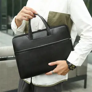 New briefcase, computer bag, file bag, business men's anti-splashing information bag, lightweight men's file bag.