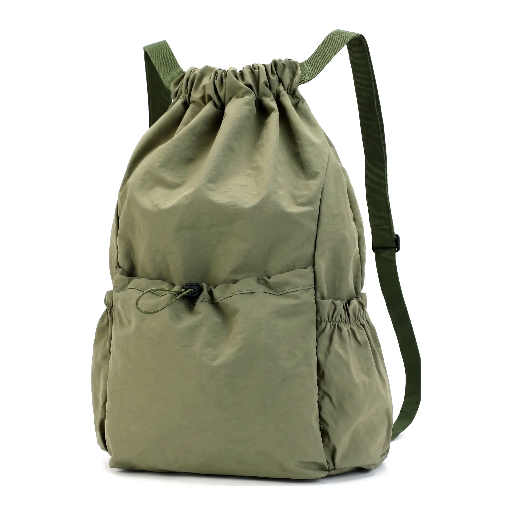Large Capacity Waterproof Backpack For Students Outdoor Sports Drawstring Bag Breathable Lightweight Unisex Daily Carry Taslon Polyester