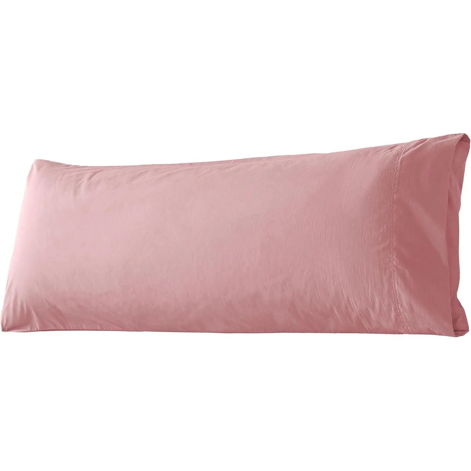 Pillow Cover  Fabric, Long Pillowcase Breathable & -Friendly, Envelope Closure - Foggy  (20x54 inch)
