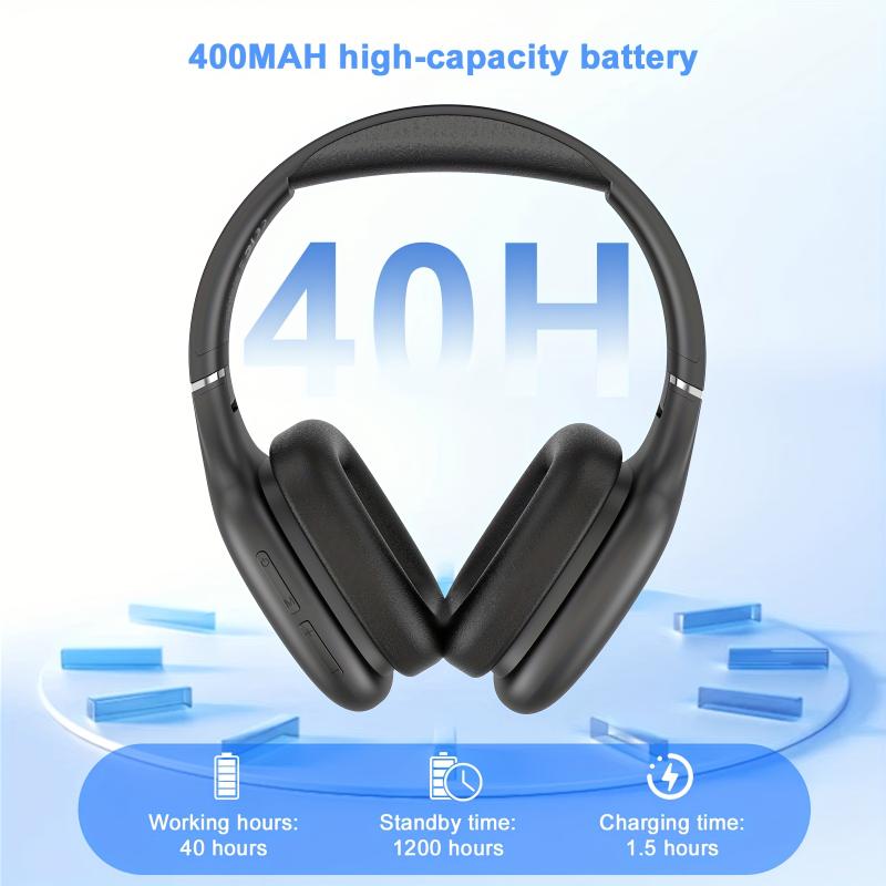 Headphones, HIFI High-quality Calls, Comfortable MP3 Music Playback, Mobile Phone Compatibility, Type-C Interface, Foldable Design, Rotatable Function, Retractable, Made Of ABS Plastic And Metal, High-end Business Gift Wireless Headphones