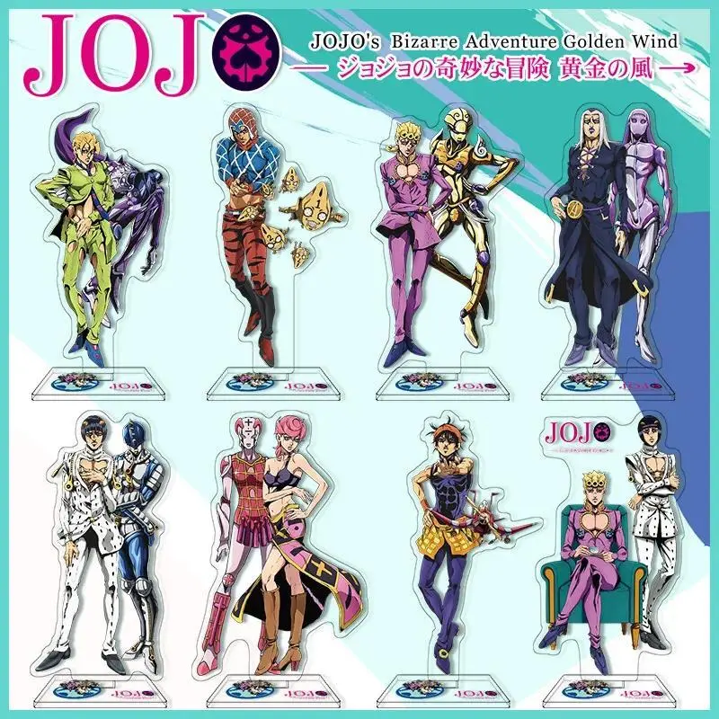 JOJO s Bizarre Adventure Golden Wind Anime Acrylic Standee Character Display Figurine Dropshipping Anime Merchandise