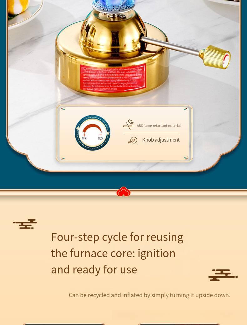 Inflatable Hot Pot, Single-Serving Hot Pot, Ideal for Private Dining at Clubs and Hotels, One Pot per Person, Gas Stove, Household Gas