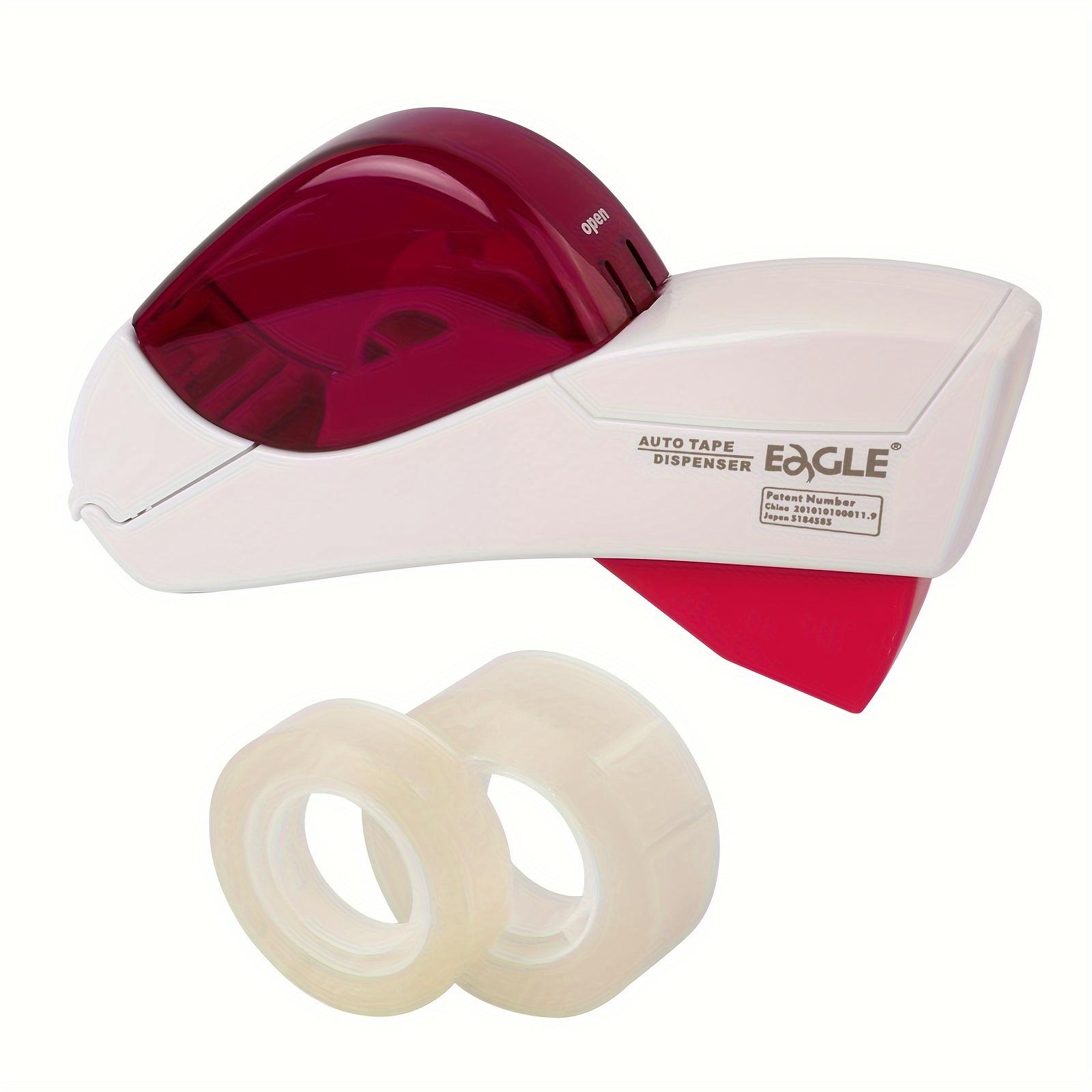 Eagle Automatic Tape Dispenser, a Single-Handed Tape Gun Ideal for Wrapping Gifts During Christmas And at Home, Includes a Complimentary Roll of 0.5 Inch (12 Mm) Tape And a Roll of 0.75 Inch (19 Mm) Tape