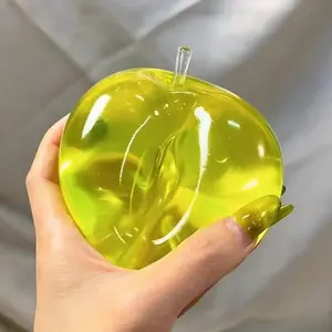 Soft Apple Stress Relief Squishy Ball, Malt Core Moldable Slow Rebound Toy, Sensory Squishies, Perfect for Time-Killing Fun, Relaxing Sensory Play