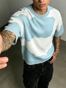 Men's Casual Knit Top, Comfortable and Stylish Loose Pullover, Perfect for Daily Wear, Soft and Breathable Material, Ideal for All Seasons