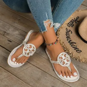 Women's Flip Flops - Trendy Casual Comfortable Flat Sandals for Home & Outdoor Wear - Solid Color, Lightweight & Breathable - Perfect for Girls' Daily Use - Summer Walking Shoes Footwear
