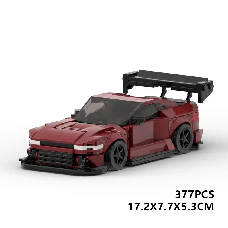 LEQUMOC Technical Car Speed Red Supercar Bricks Model Building Blocks Toys for Gifts Toy City Car