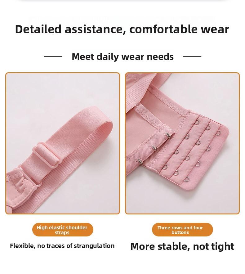 5 PCS/ 3PCS Elegant Lace Non-Wired Bra for Women Comfortable Push-Up Bralette Everyday Underwear Lift Support Breathable Lingerie T-Shirt Mother Fashion -RR