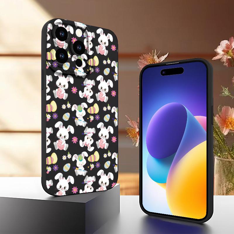 A simple Easter Egg Pattern Phone Case, TPU Shockproof Full Protection Case, Suitable for iPhone 17/16/15/14/13/12/11 PRO MAX PLUS AIR E XS and PROMAX MINI, Ideal Gift for Friends and Family, MS2272