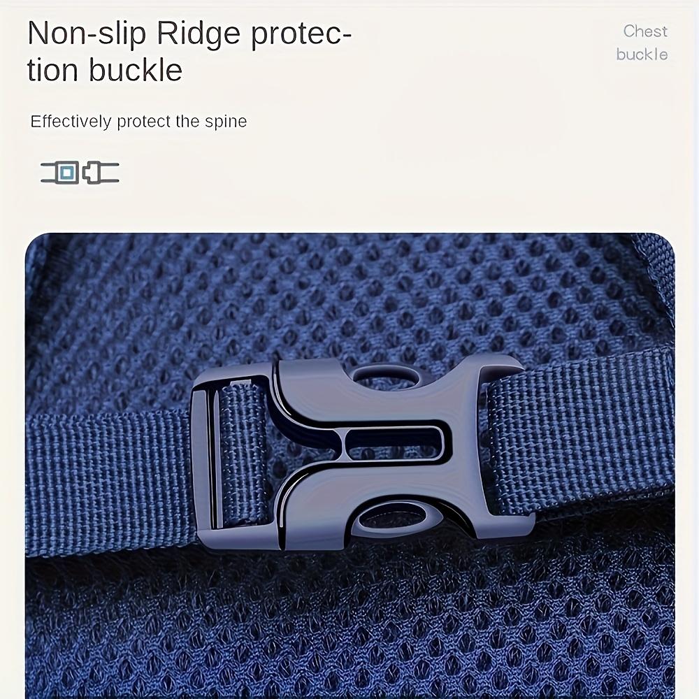 Cartoon Astronaut Backpack - Large Capacity, Adjustable Straps, Tablet Pocket, Ideal School & Commuting, Navy Blue with Colorful Space Design, Backpack School