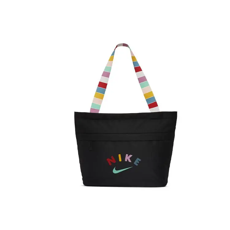Nike Tanjun Women's Polyester Tote Bag – Sporty Casual Style in Black