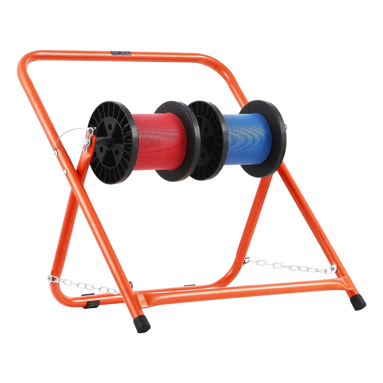 VEVOR Cable Caddy, Heavy Duty Steel Frame, Spool Holder for Electrical Wires, Portable Wire Dispenser for Up to 20 in Diameter Spools, 100 lbs Capacity for Cable Reels, Electrical Industrial Retail