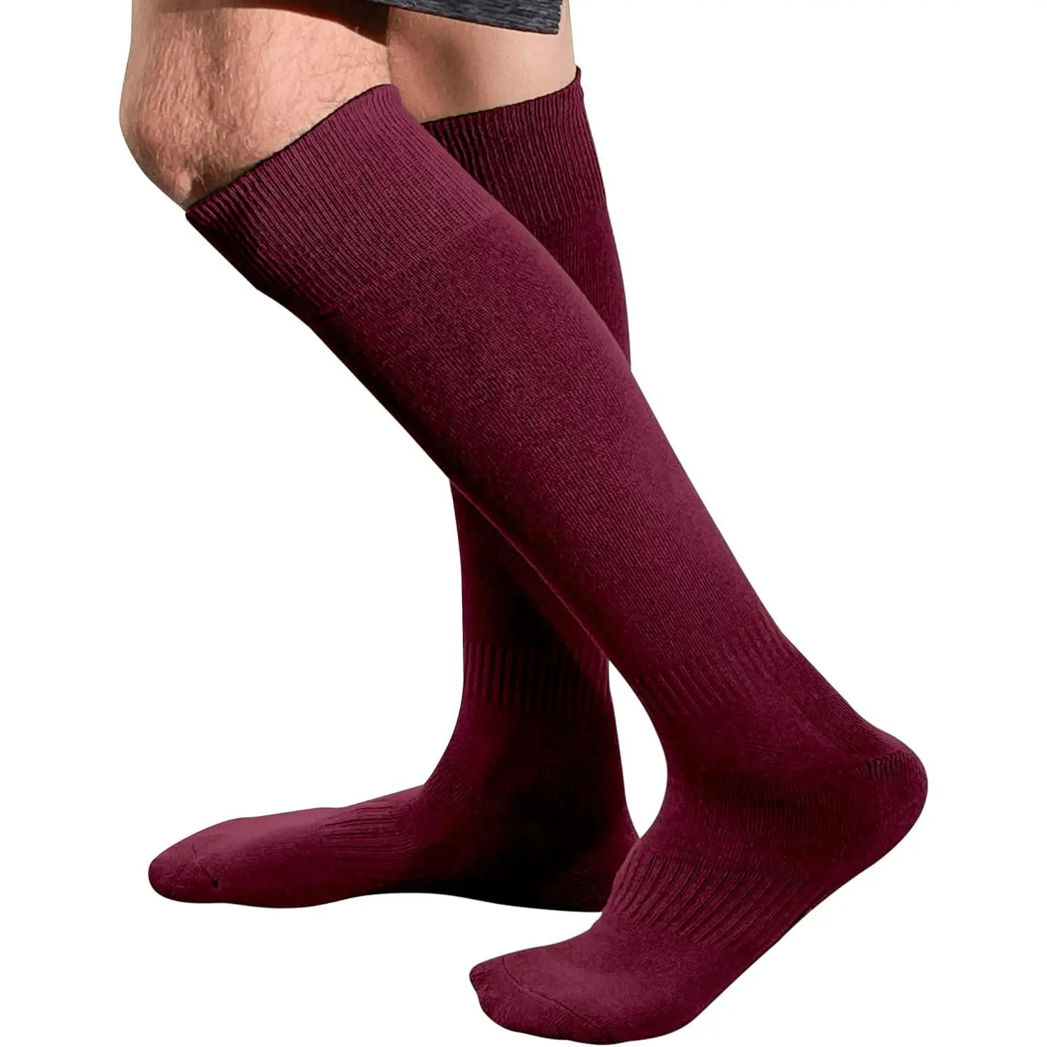 Unisex Multi-Size Knee High Sports Socks, Premium Soft Fabric Cushioned Athletic Socks for Baseball, Softball (Gift)
