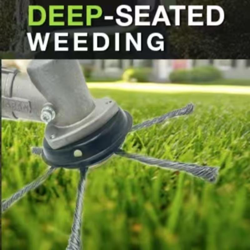 Grass Trimmer Wire Head for Lawn Mower, Replacement Cutting Head for Efficient Weed Removal, Ideal for Shrubs and Seedlings