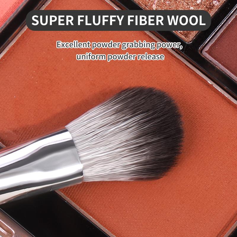 MAANGE 17pcs Prodessional Kabuki Makeup Brushes Set, Foundation Brush Powder Brush Contour Brush Concealer Brush Eyeshadow Brush Nose Shadow Brush Shader Brush Blending Brush Eyelash & Eyebrow Brush, Makeup Accessories Gifts for Friends