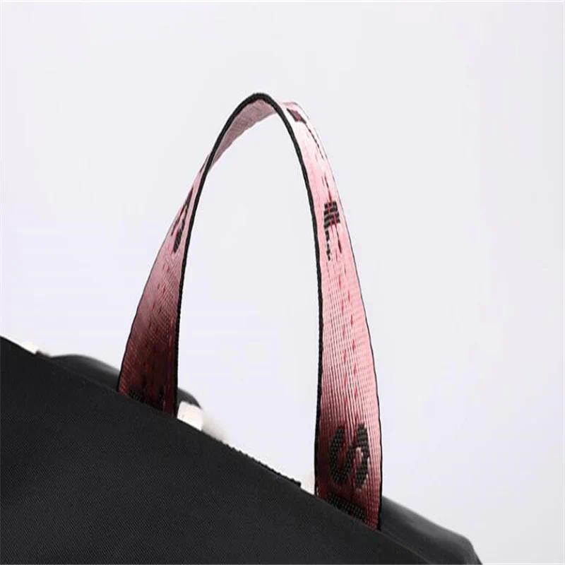 Demon Slayer Kanroji Mitsuri Backpacks Teenarges Schoolbag Anime USB Charge Laptop Travel Outdoor Bag Color Blocking Mochila