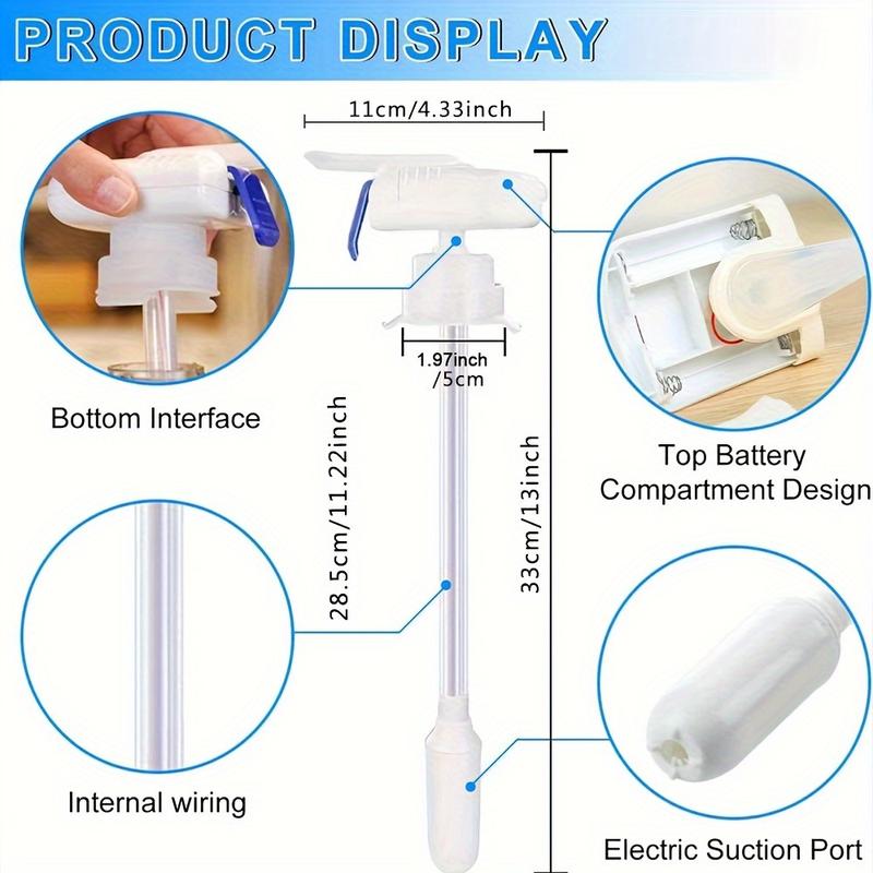 Battery-Powered Automatic Drink Dispenser Hands-Free Milk & Juice Beverage Pump ABS Material Electric Suction Device for Party and Restaurant Use Pack of 1/2 Kitchen Gadgets Utensils 2Count Stock Up Value Pack TikTokShopBlackFriday Christmas Gift Battery-Powered Automatic Drink Dispenser Hands-Free Milk & Juice Beverage Pump ABS Material Electric Suction Device for Party and Restaurant Use Pack of 1/2 Kitchen Gadgets Utensils 2Count Stock Up Value Pack TikTokShopBlackFriday Christmas Gift