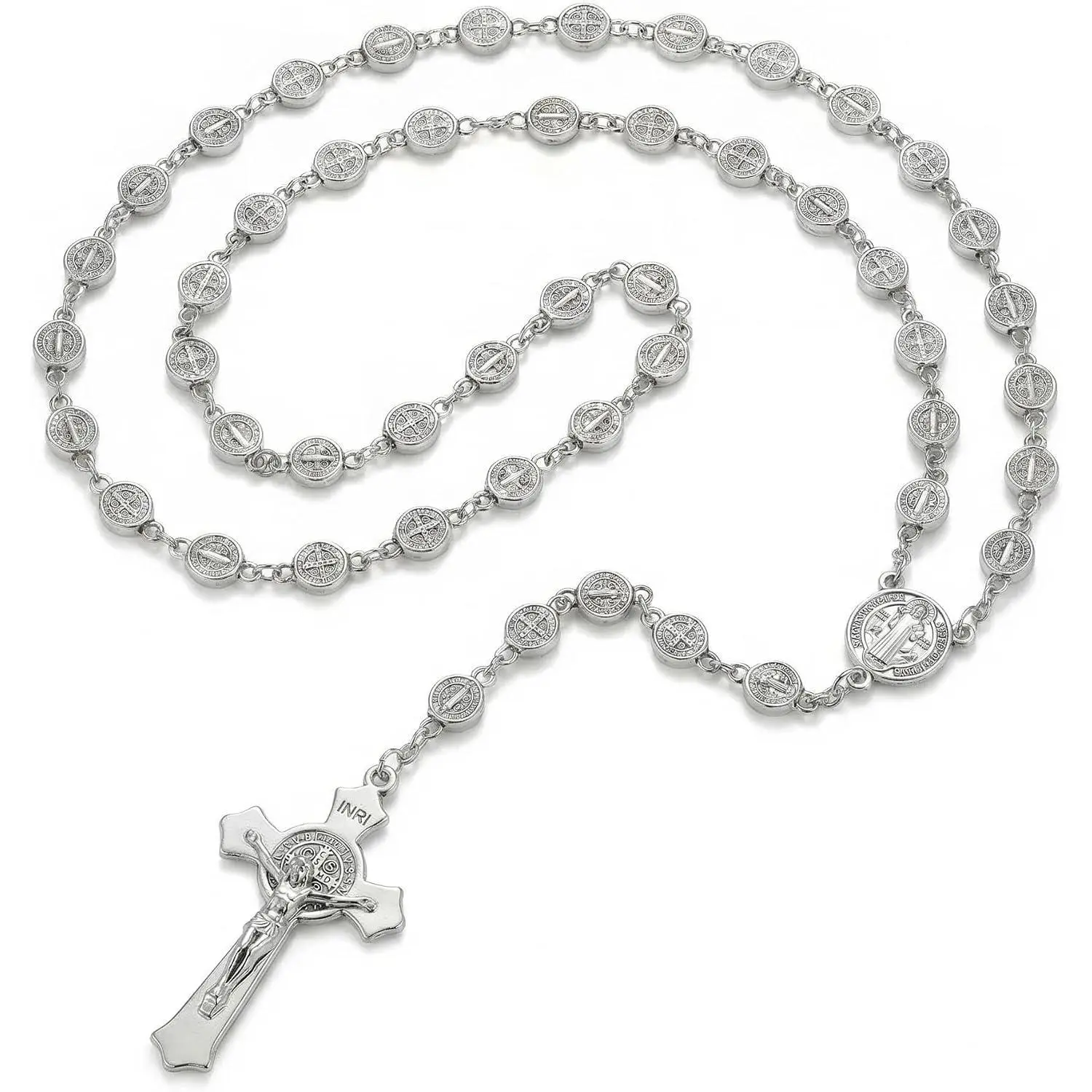 Rosary Beads Catholic for Women - Rosary Necklace for Women with  Beads - Medal  Saint Benedict Rosary for Men - Prayer Rosarios Catolicos