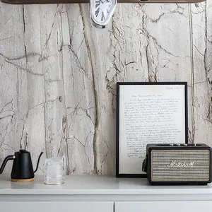 Vintage Cement Self-Adhesive Wallpaper, Modern Retro Concrete Wallpaper, Removable Vinyl Wall Paper for Home Renovation Decor