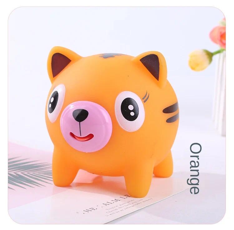 Talking Animal Baby Toys Jabber Ball Tongue Out Stress Relieve Soft Cute Tiger Pig Dog Ball Great Gifts for Kids Adult Baby Toys