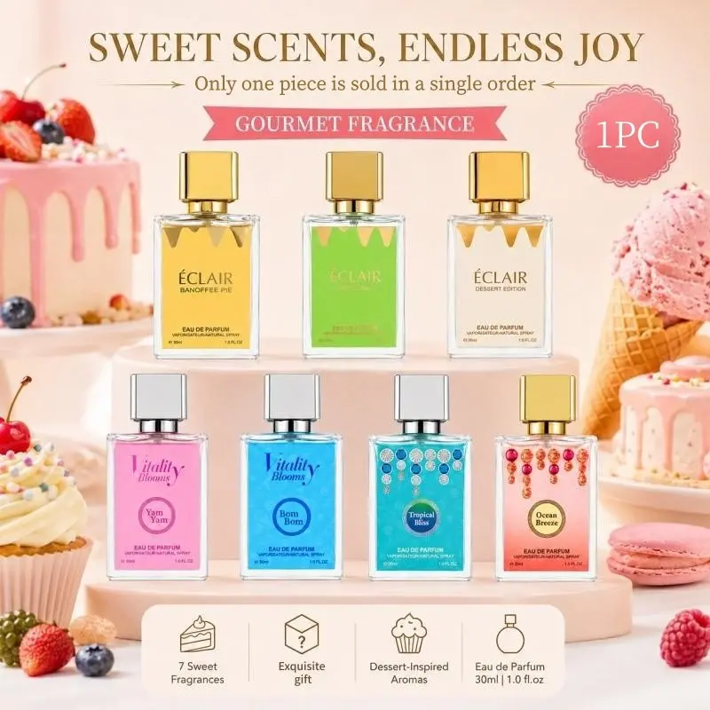 Women's Light Perfume, Cream Cake Fragrance, Long-Lasting Sweet Scent, Elegant Gift, Premium Packaging, Ideal for Daily Use, Travel, Parties