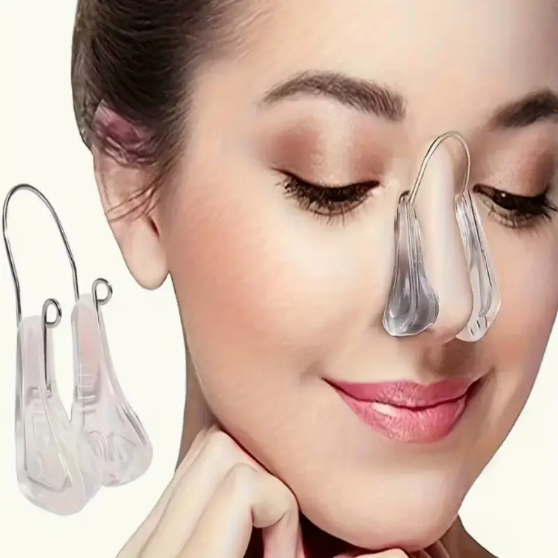 Transparent Nose Correction and Lifting Tool, Nasal Bridge Straightening Beauty Device, Daily Use and Skincare, Improves Nose Shape Design