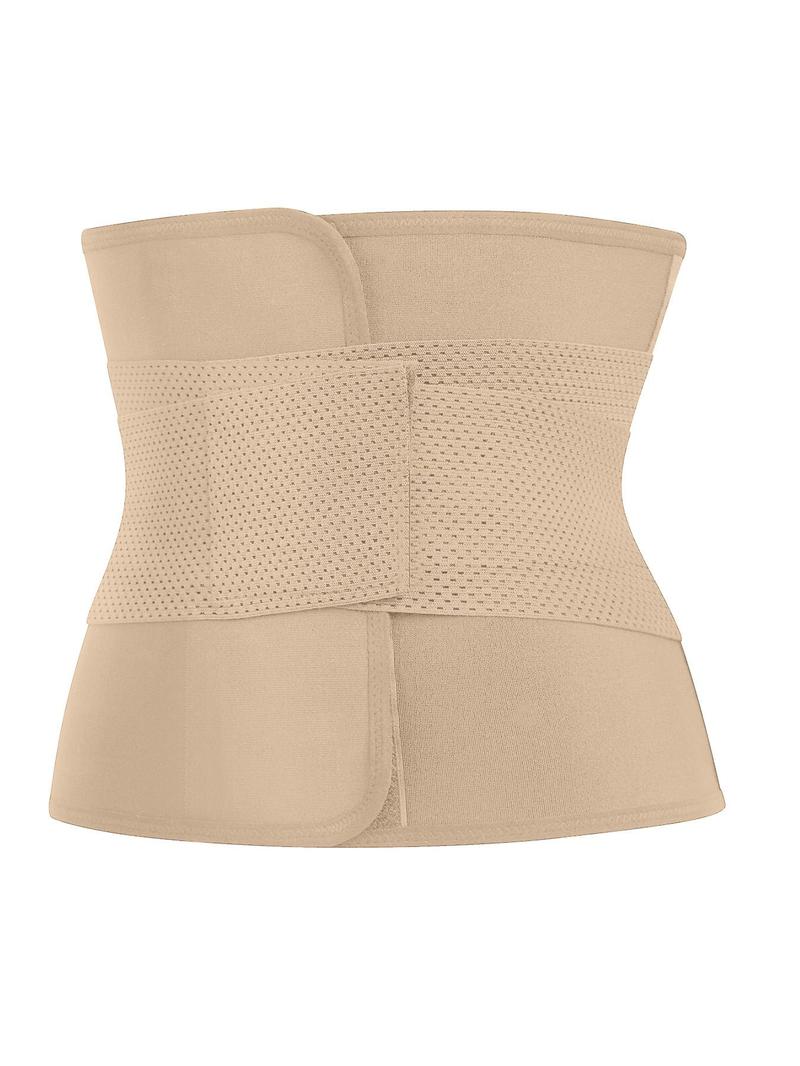 Women's Velcro Waist Trainer Trimmer, Comfortable Latex Waist Cincher, Breathable Tummy Control Shaper for Daily Gym, Workout Band, Waist Trimmer Belt