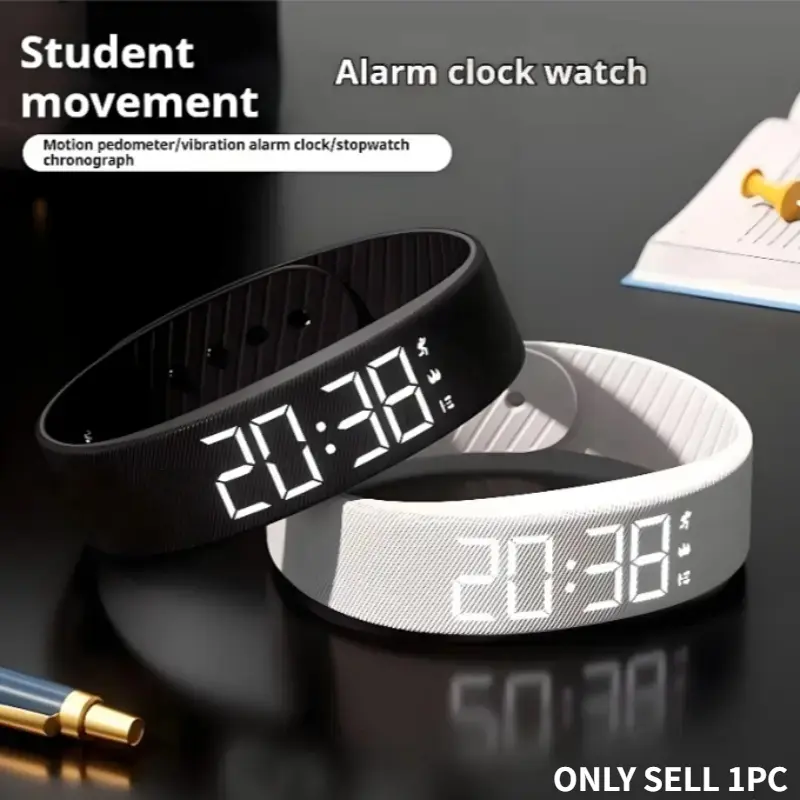 New Multi-functional Unisex Electronic Sports Watch with Clock, Step Counter, Timer, and Night Light Features, Wearable Fitness Tracker, Perfect for Holiday Gifts