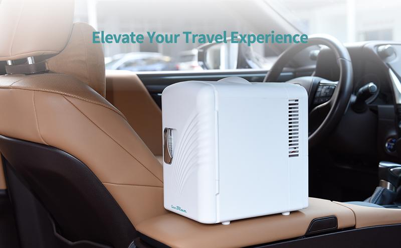 Mini Fridge 4L/6 Can Portable Cooler & Warmer for Skincare, Car, Home