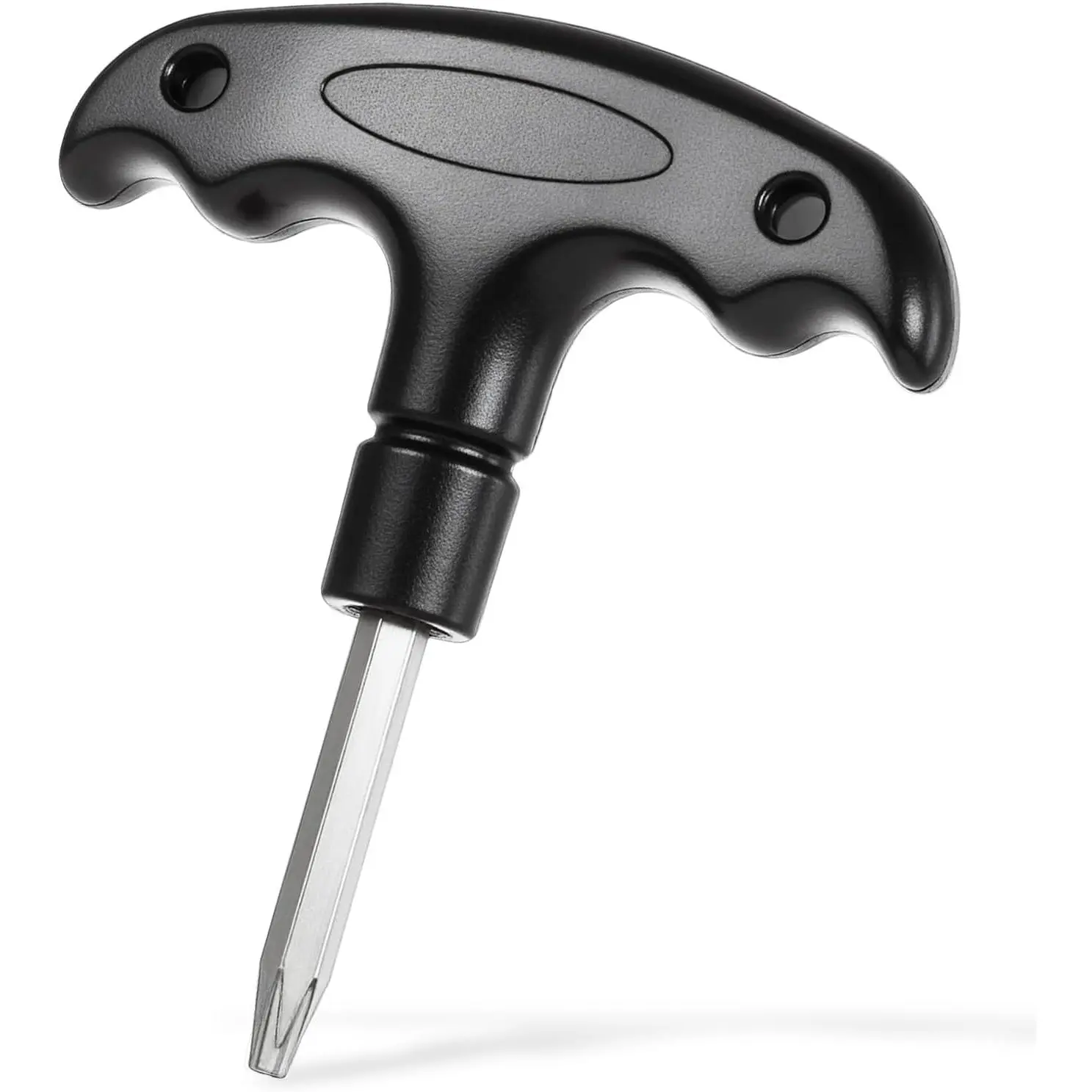 Golf Wrench Tool Stainless Steel Adjustable Golf Driver with Plastic Handle Golfs  Adjustment Tool for Club Driver Shaft Adapter Torque (Black)