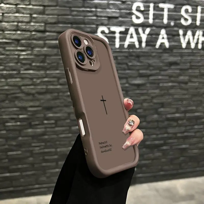 Lightweight Bible cross phone case! Shockproof, a must-have for iPhone 12-17 Pro!