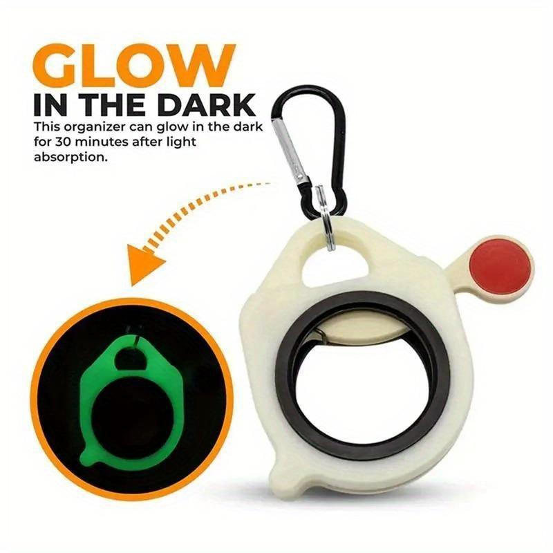 Zip Tie Organizer ABS Automatic Zip Ties Holder Keeper for Cable Tie Organizer, Portable Compact Hardware Tools, Storage and Finishing