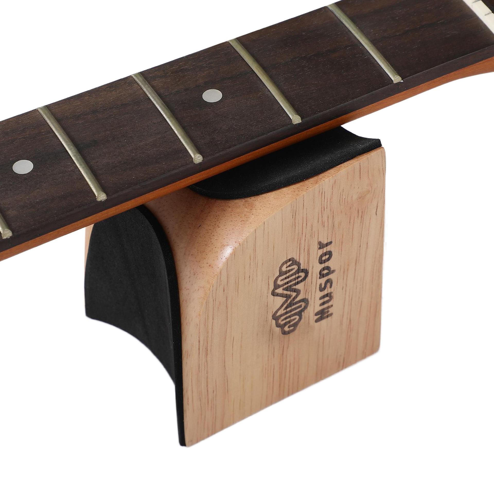 2-in-1 guitar neck pillow, neck rest support, electric guitar neck stand, acoustic guitar string changing tool