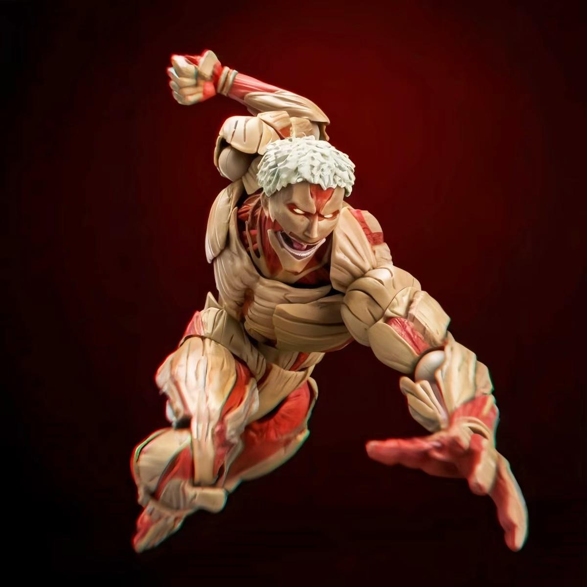 In stock Kaiyodo Armored Titan Action Figure Revoltech AMAZING YAMAGUCHI Yoroi No Kyojin Attack on Titan Anime Figures Toy GiftS In stock Kaiyodo Armored Titan Action Figure Revoltech AMAZING YAMAGUCHI Yoroi No Kyojin Attack on Titan Anime Figures Toy GiftS