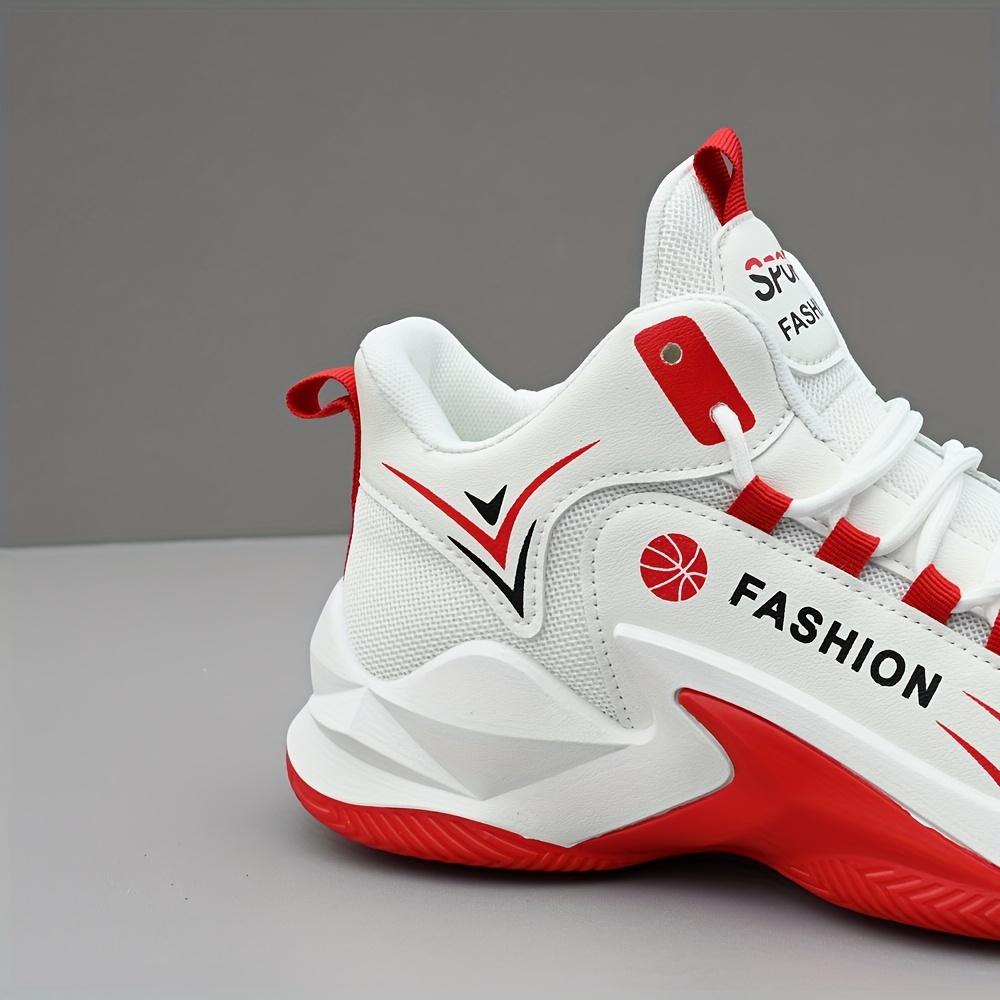 UYCEKK New Spring Basketball Shoes for 2026, Casual Sports Sneakers, White High-Top Outdoor Trendy Shoes, Breathable And Fashionable Summer Footwear for Men.