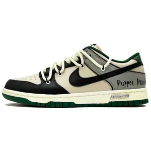 Nike Dunk Hogwarts Custom Sneakers – Unisex Low-Top Retro Deconstructed Street Style Verifiable, with credentials and supporting global authentication