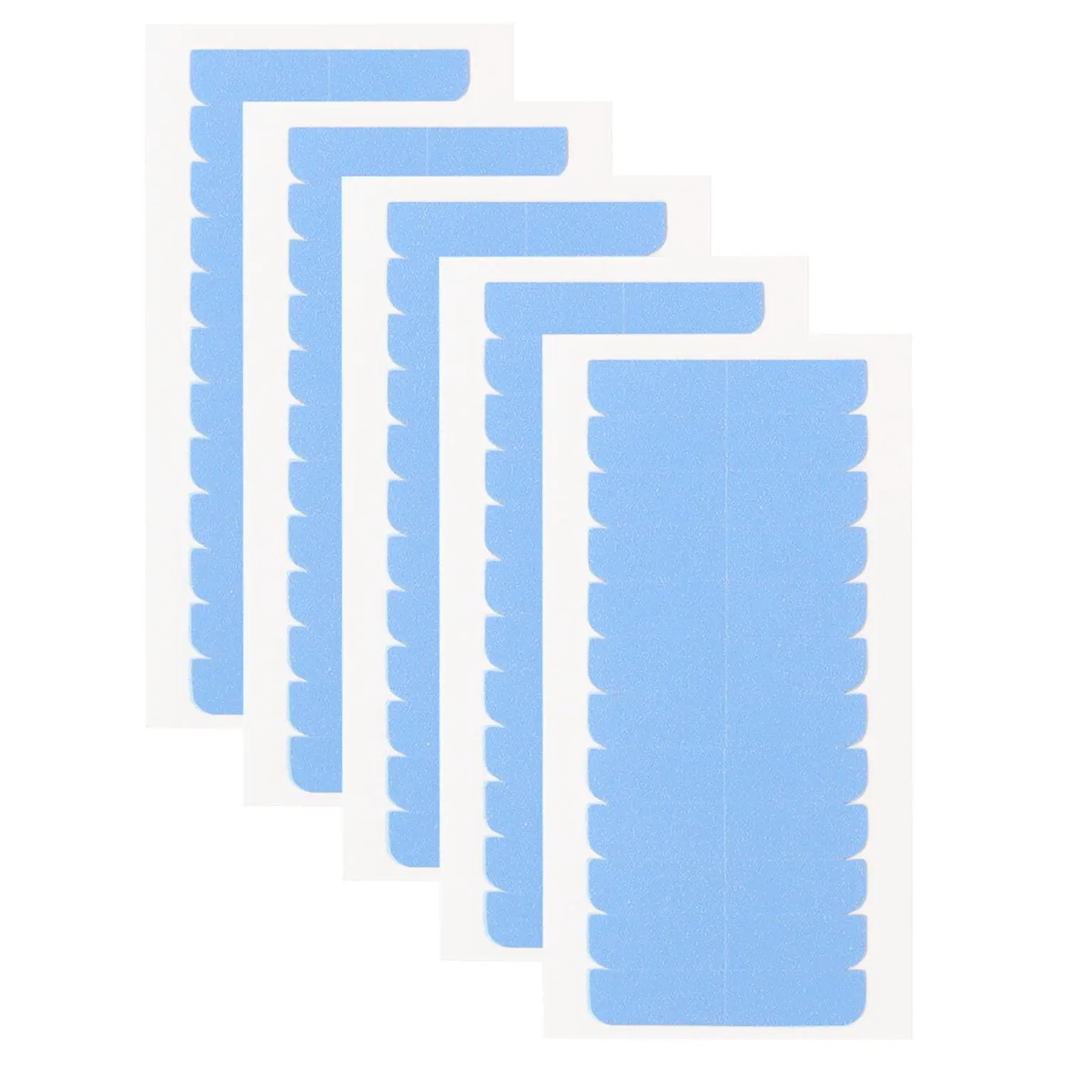 60 count Hair Extension Tape Tabs Double Sided Hair Tape Wig Tape Adhesive  Tapes for Human Hair Extensions  Tape in Tape Extension  for Front Lace Beauty Tools (Blue)