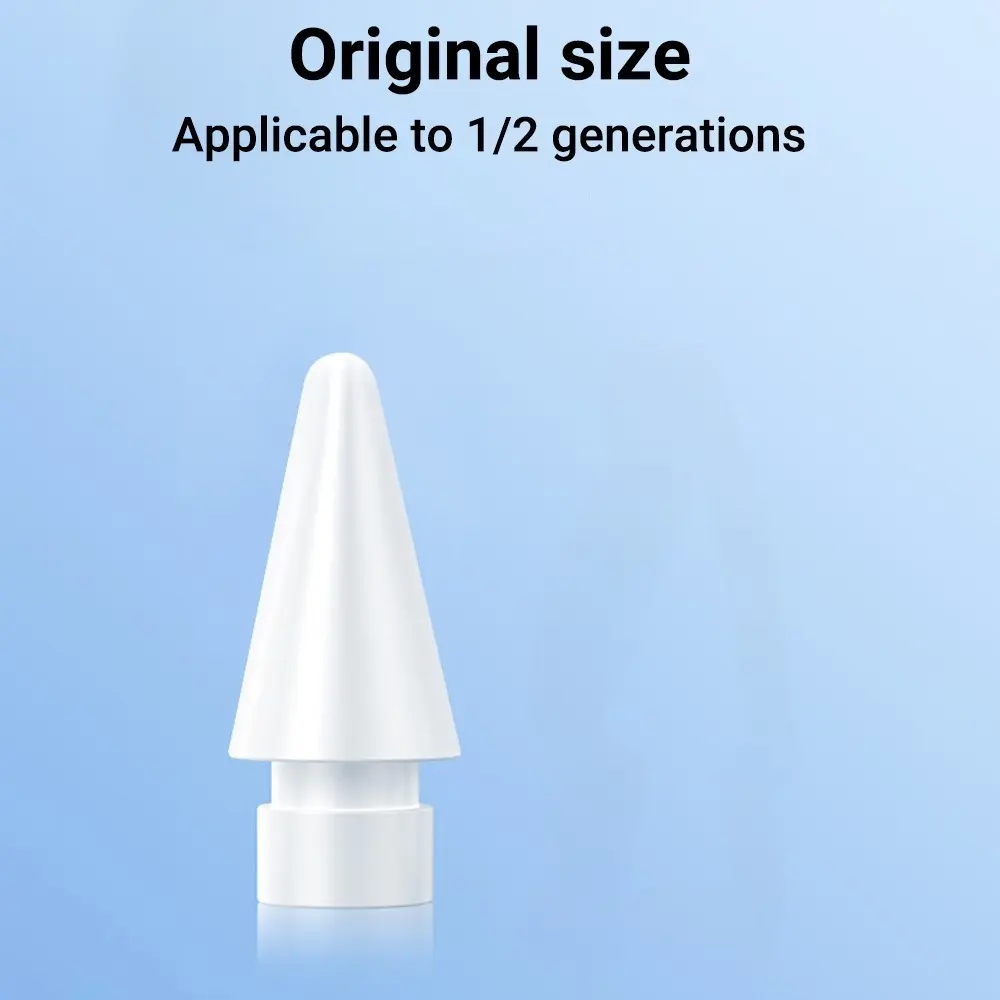 Genuine Apple Pencil Nib Replacement for 1st 2nd Generation iPad Pro Smooth Writing Tip High Sensitivity Touch Screen