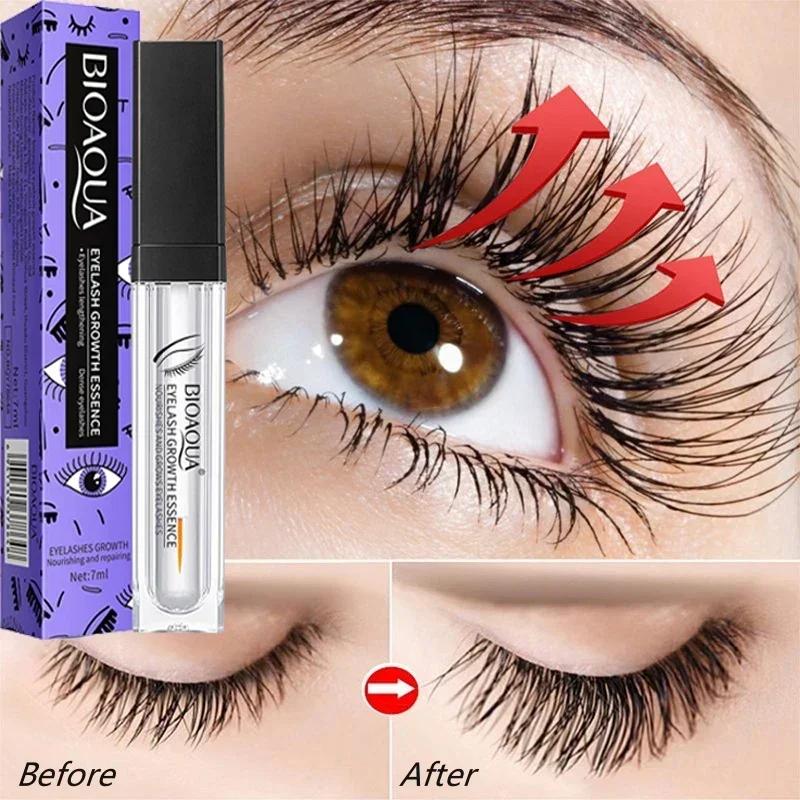 7 - Day Lash Transformation! Fast Growth Serum for Natural, Thick & Curling Lashe