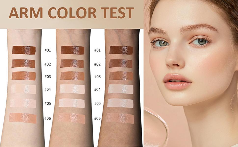 Skynii Beauty Balm Serum Boosted Skin Tint, Foundation Stick, Tinted Moisturizer for Face, Full Coverage Foundation, Concealer Stick for Foundation Makeup, Contour Sticks for Face Makeup, Dewy Finish (#03)