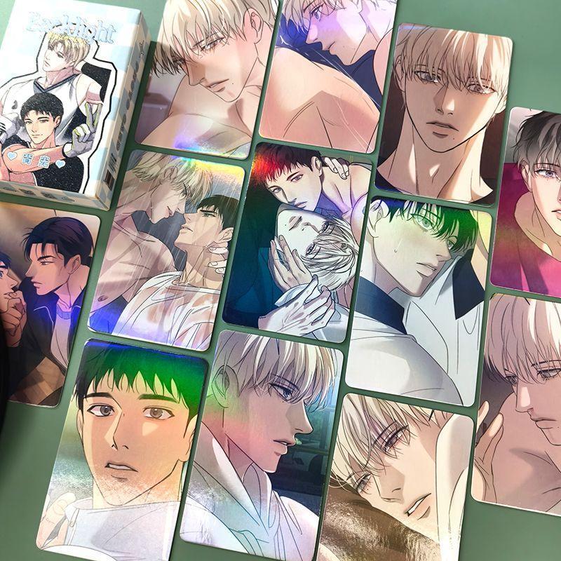50 Pcs/set Male Male Love Lomo Card Korean Bl Cute Boys Manhwa HD Photocard Fans Decoration Cosplay Gift